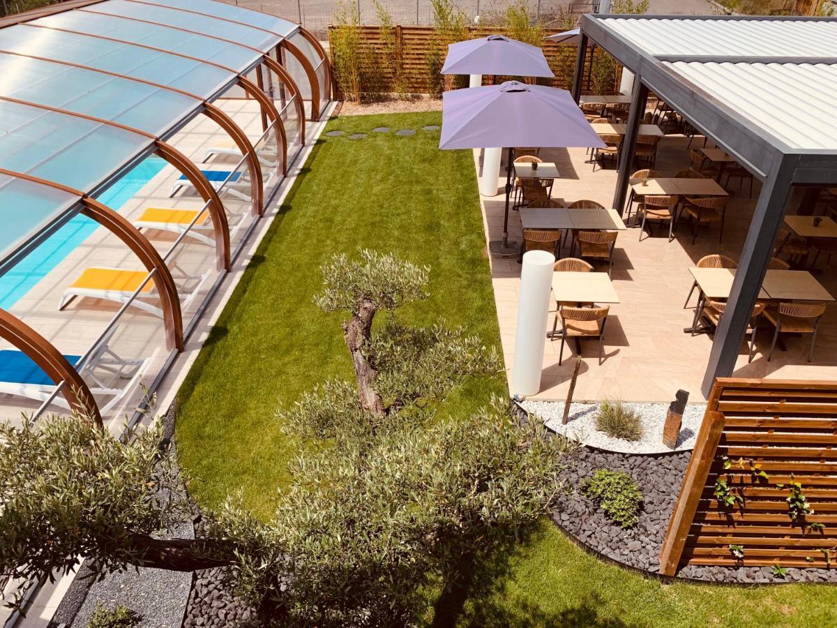 Logis Hotel Restaurant Le Clos Fleuri كاستيلنوداري المظهر الخارجي الصورة
