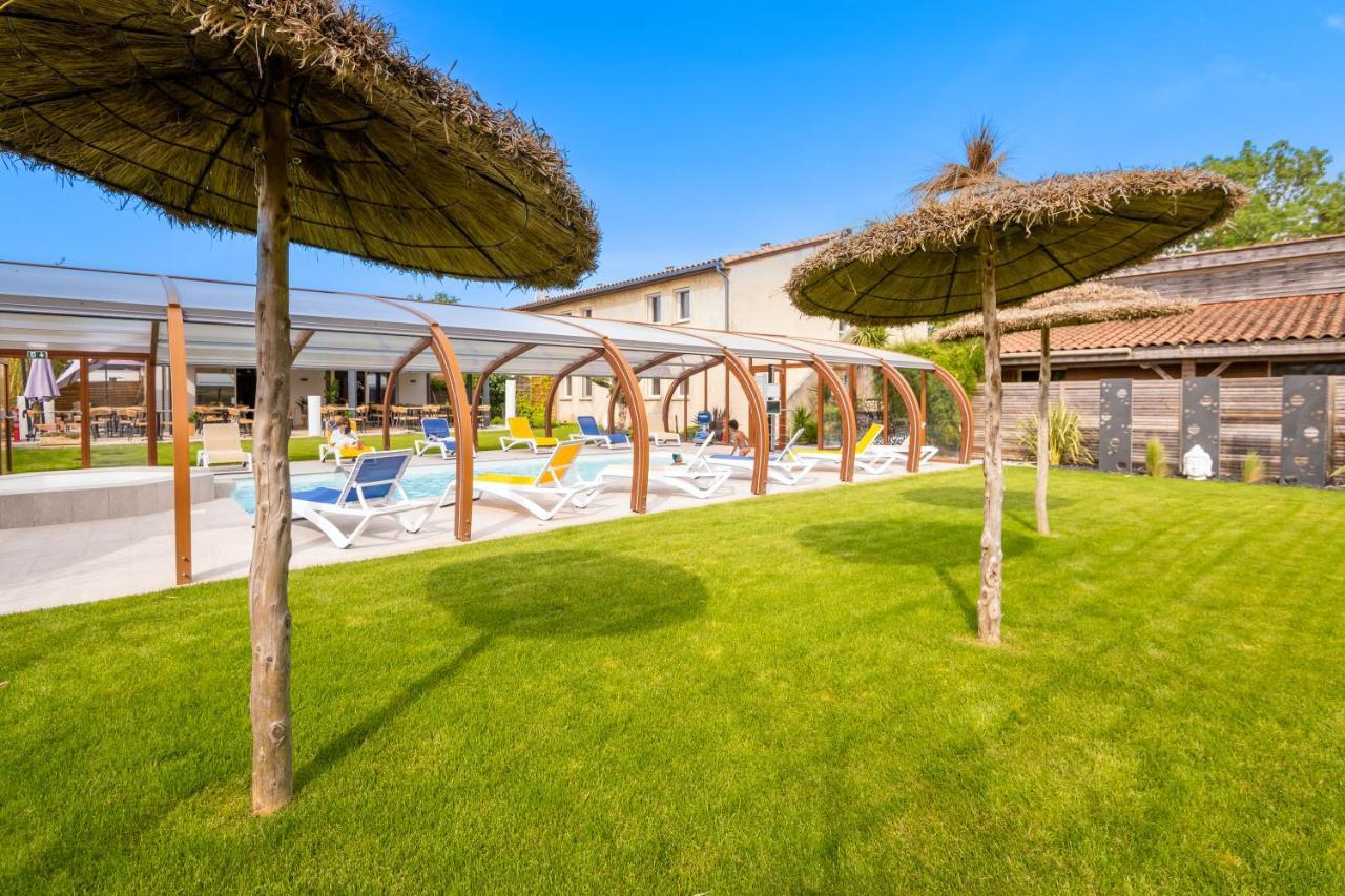 Logis Hotel Restaurant Le Clos Fleuri كاستيلنوداري المظهر الخارجي الصورة