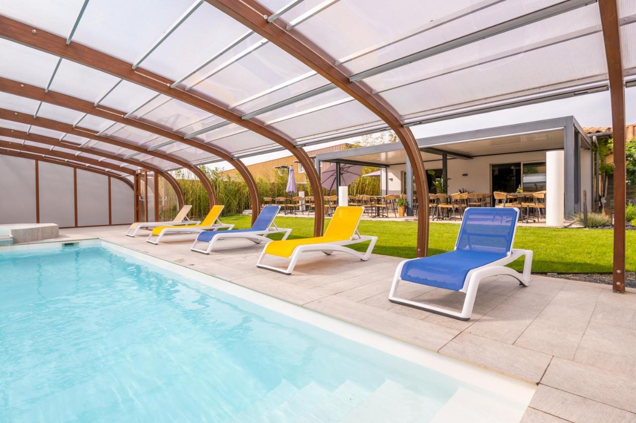 Logis Hotel Restaurant Le Clos Fleuri كاستيلنوداري المظهر الخارجي الصورة